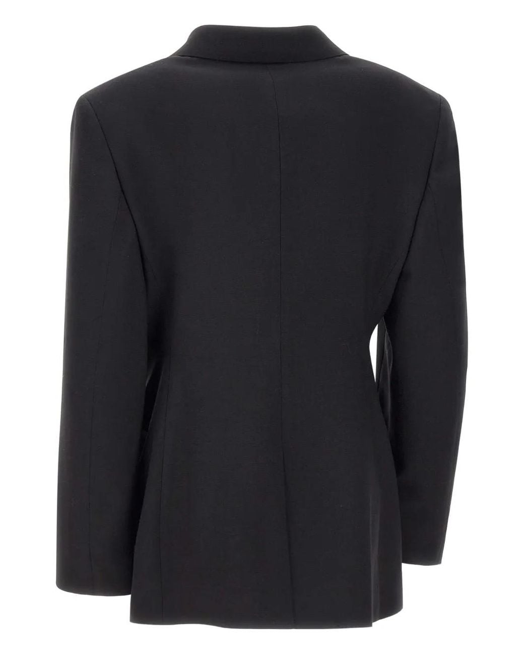 Filippa K Black Peaked-Lapels Blazer