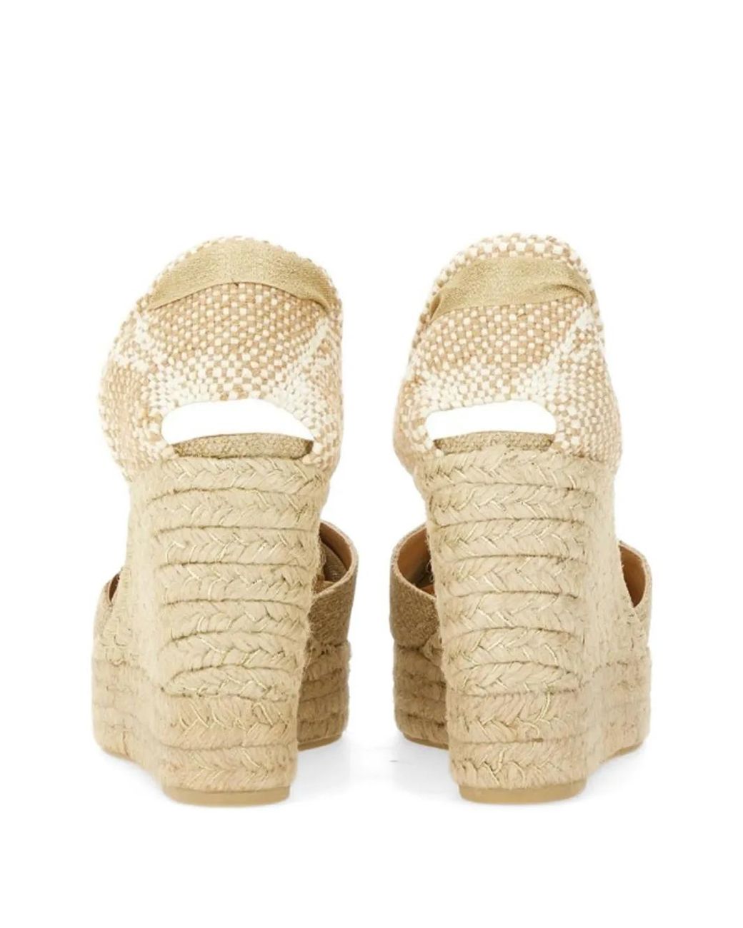 Castaner Metallic Chiara Heeled Espadrilles