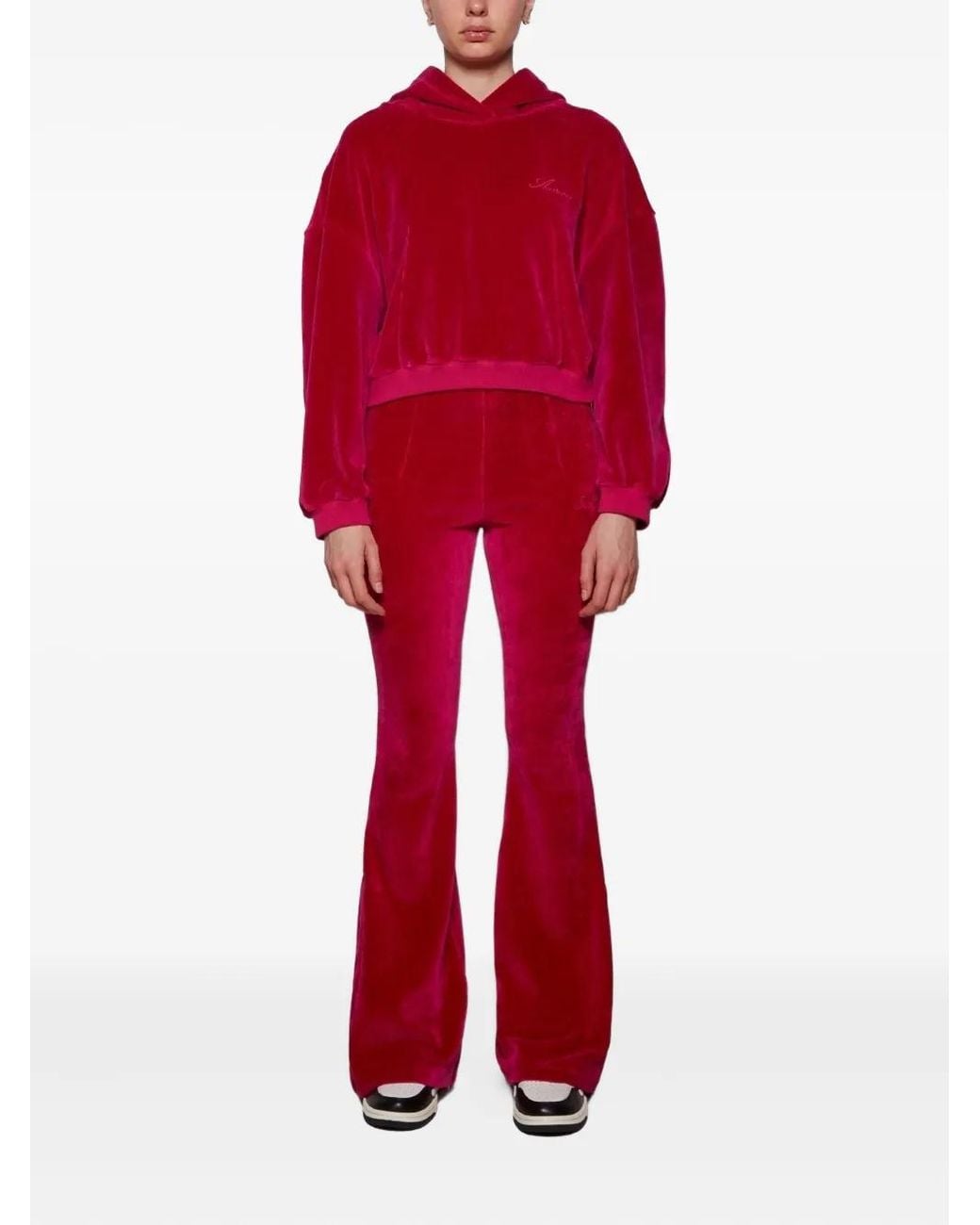 Amiri Velour Flared Pants