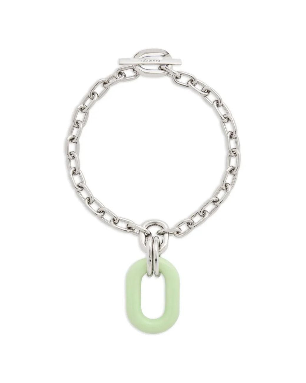 Rabanne Metallic Oversized-Pendant Necklace