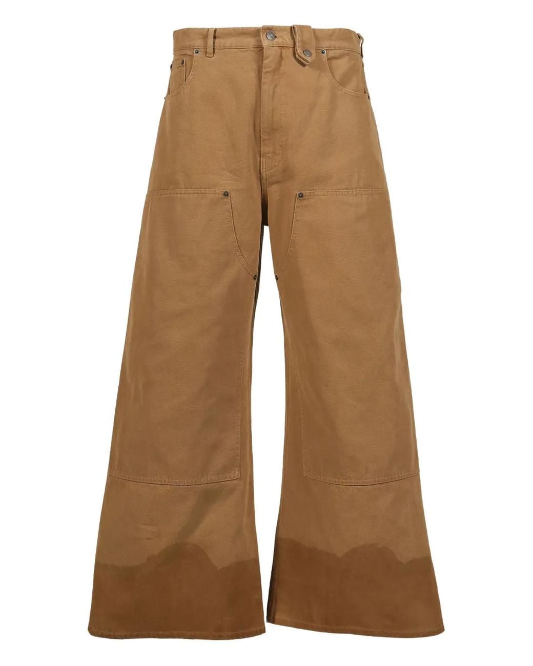 Egonlab Brown Panelled Trousers for men