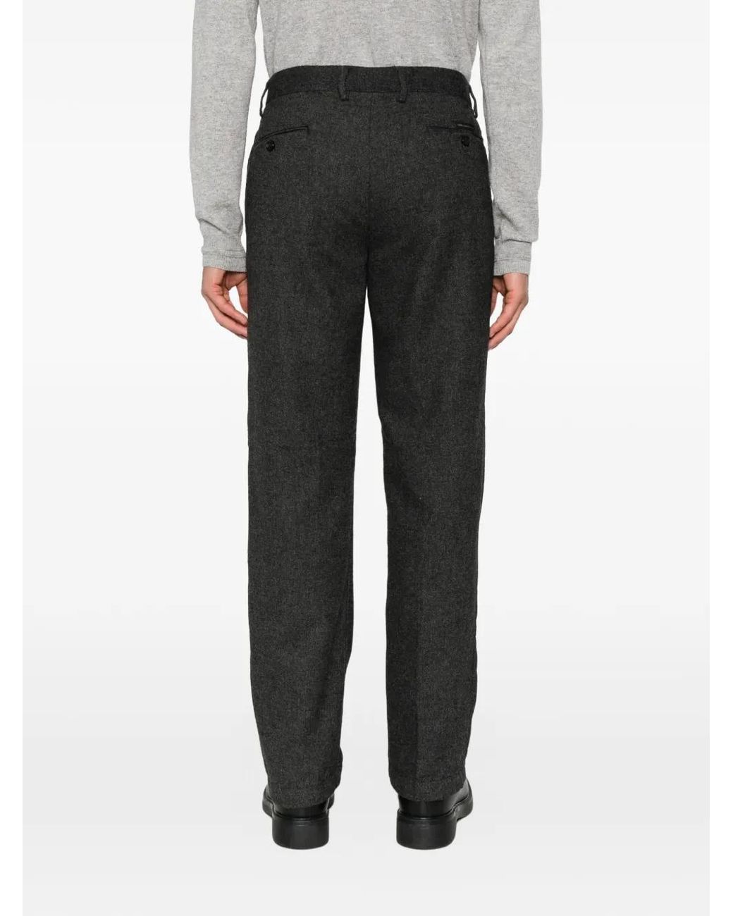 Karl Lagerfeld Black Kl-Clifford Pleated Trousers for men