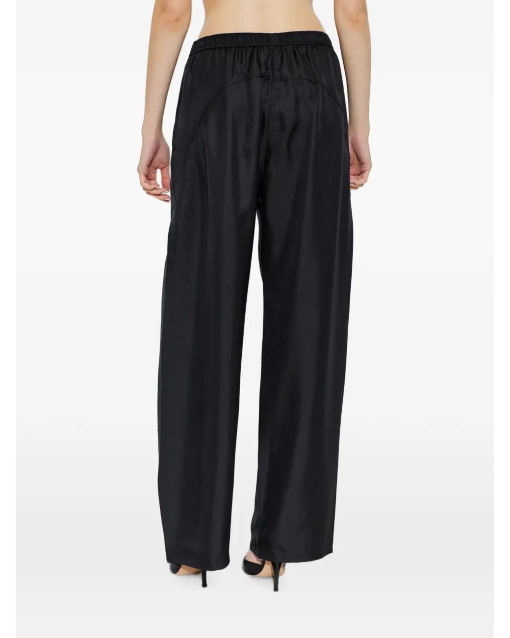 Alexander Wang Black Mid-Rise Track Pants