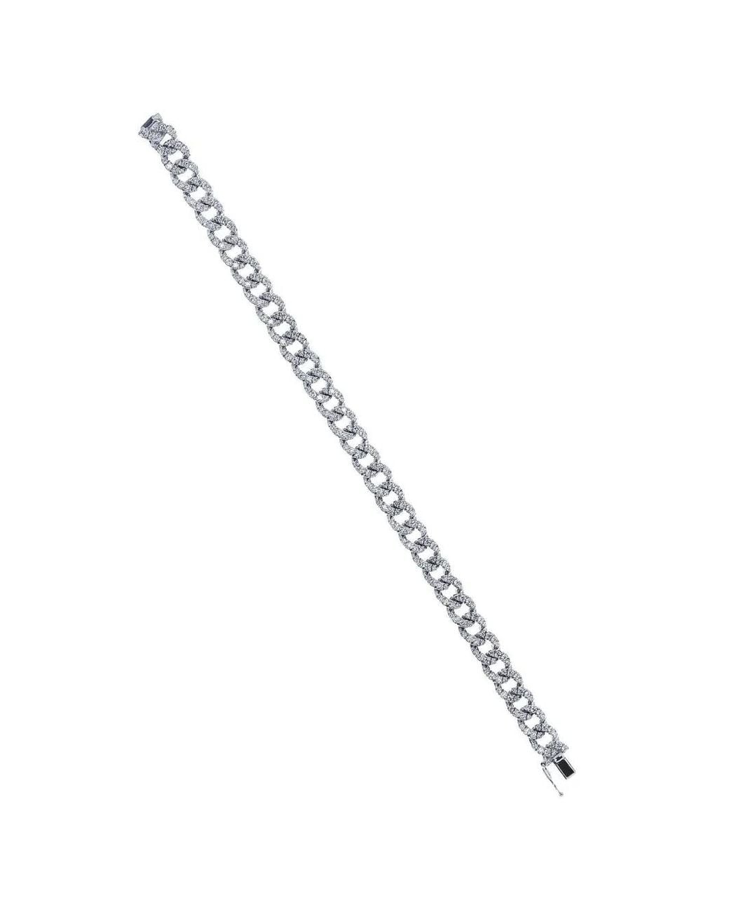 Zydo Metallic Armband Mit Diamanten