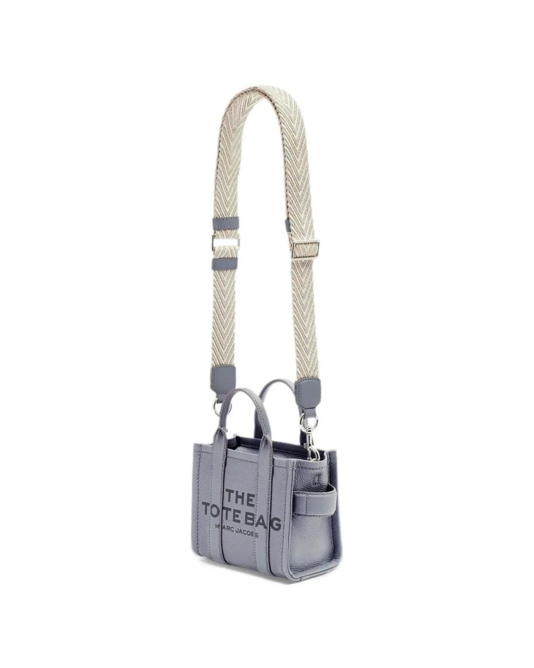 Marc Jacobs White The Thin Arrow Webbing Strap