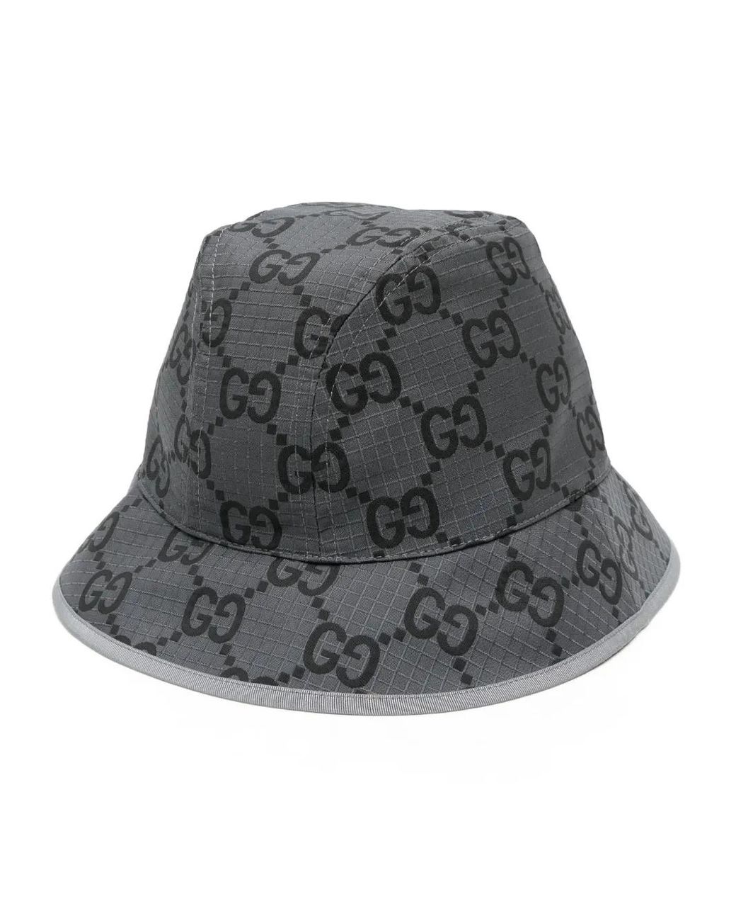 GUCCI GGスプリーム バケットハット Gucci Gg Ripstop Bucket Hat in Grey for Men | Lyst UK