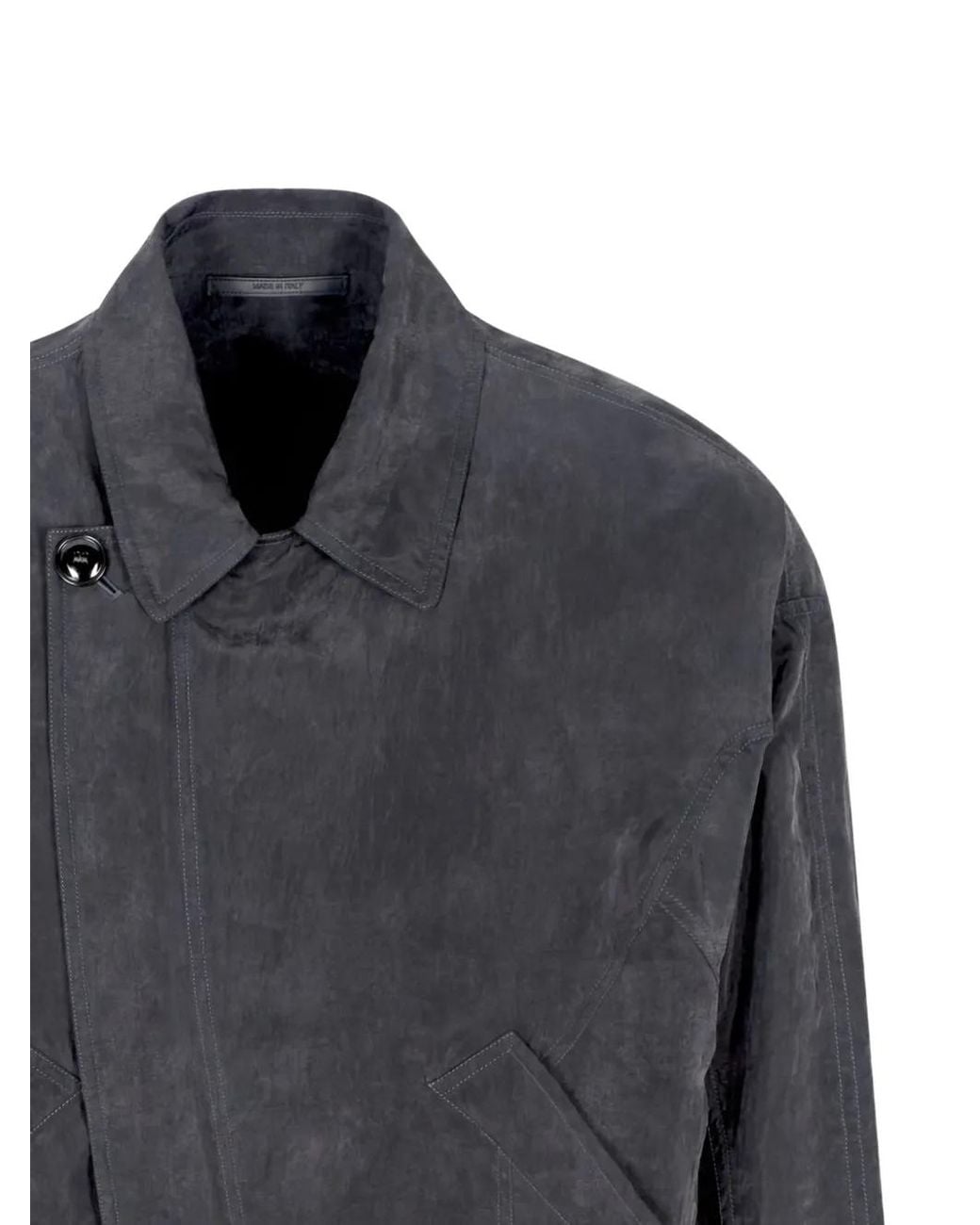 Giorgio Armani Gray Buttoned Jacket for men