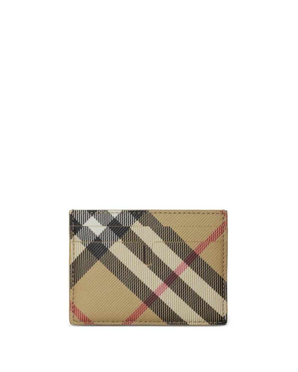 Burberry Multicolor Card Holder With Check Motif