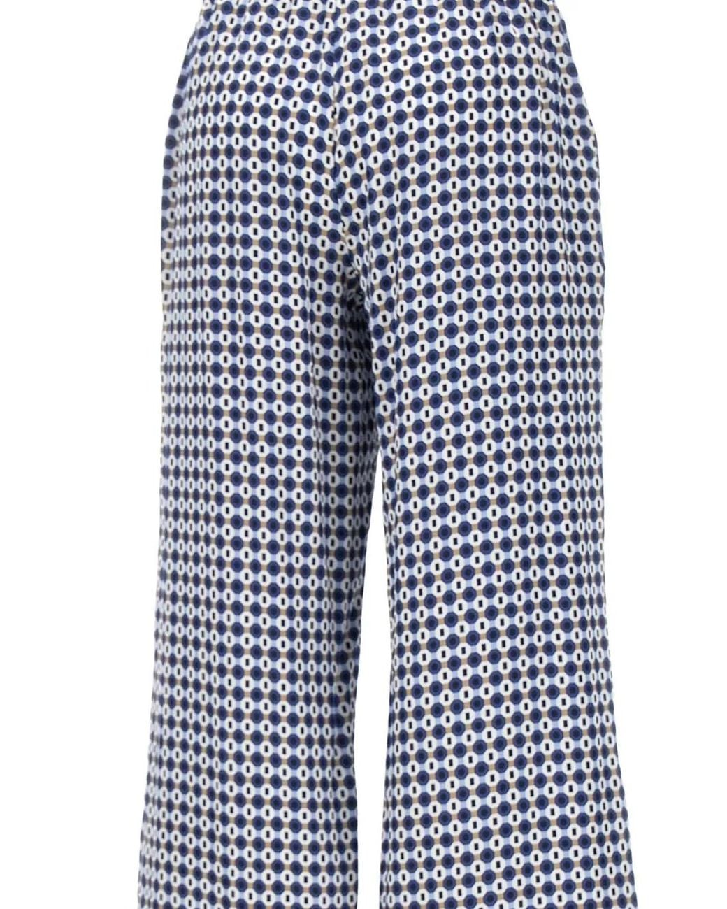 Kangra Blue Printed Trousers
