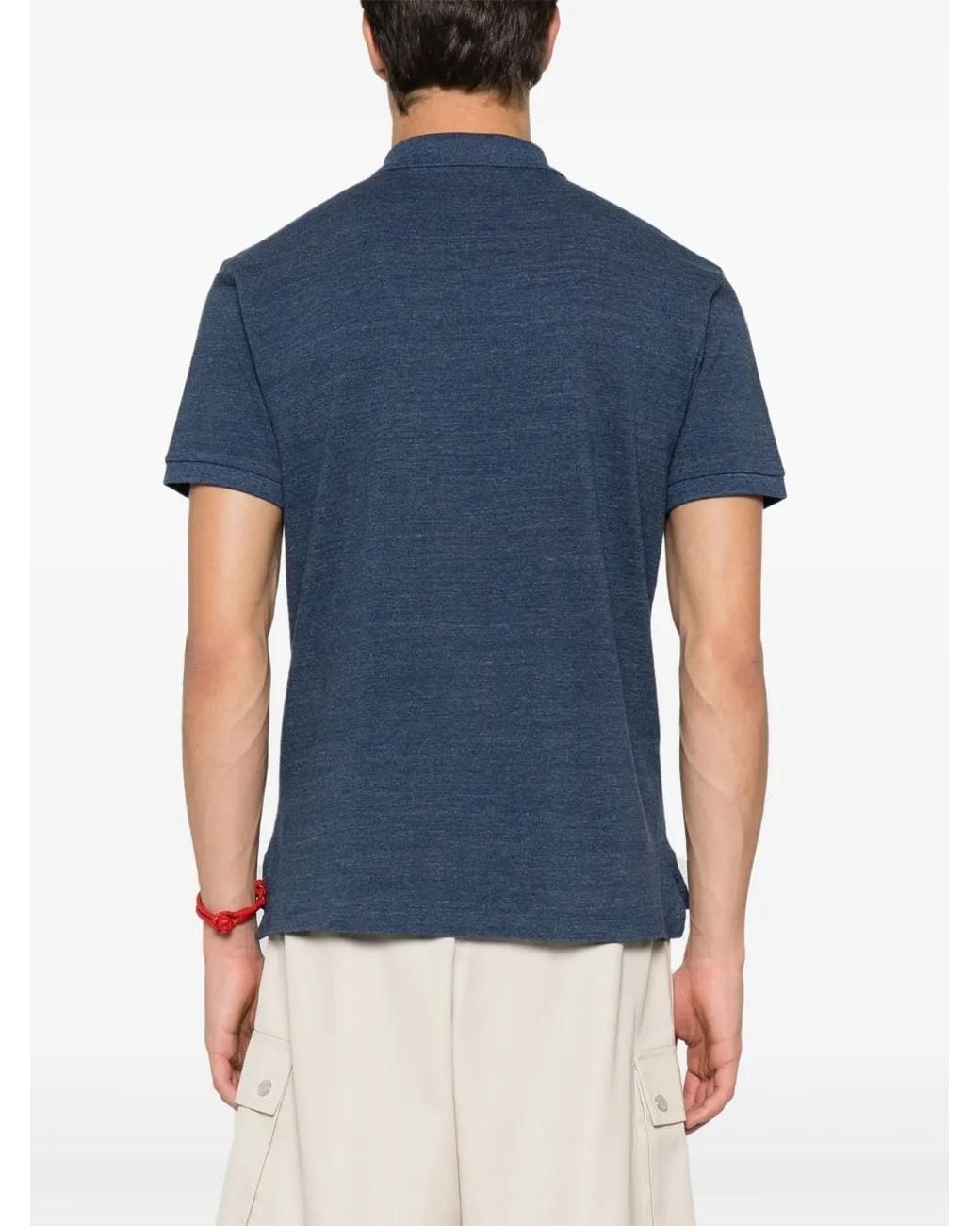 Polo Ralph Lauren Blue Cotton Piqué Polo for men