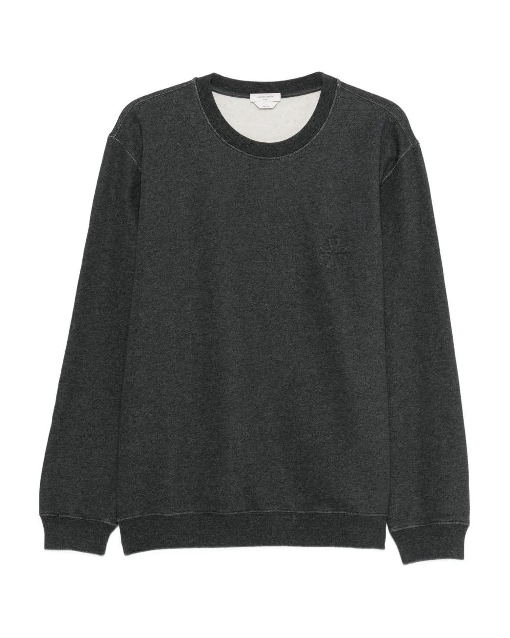 Jacob Cohen Black Crew-Neck Sweatshirt for men