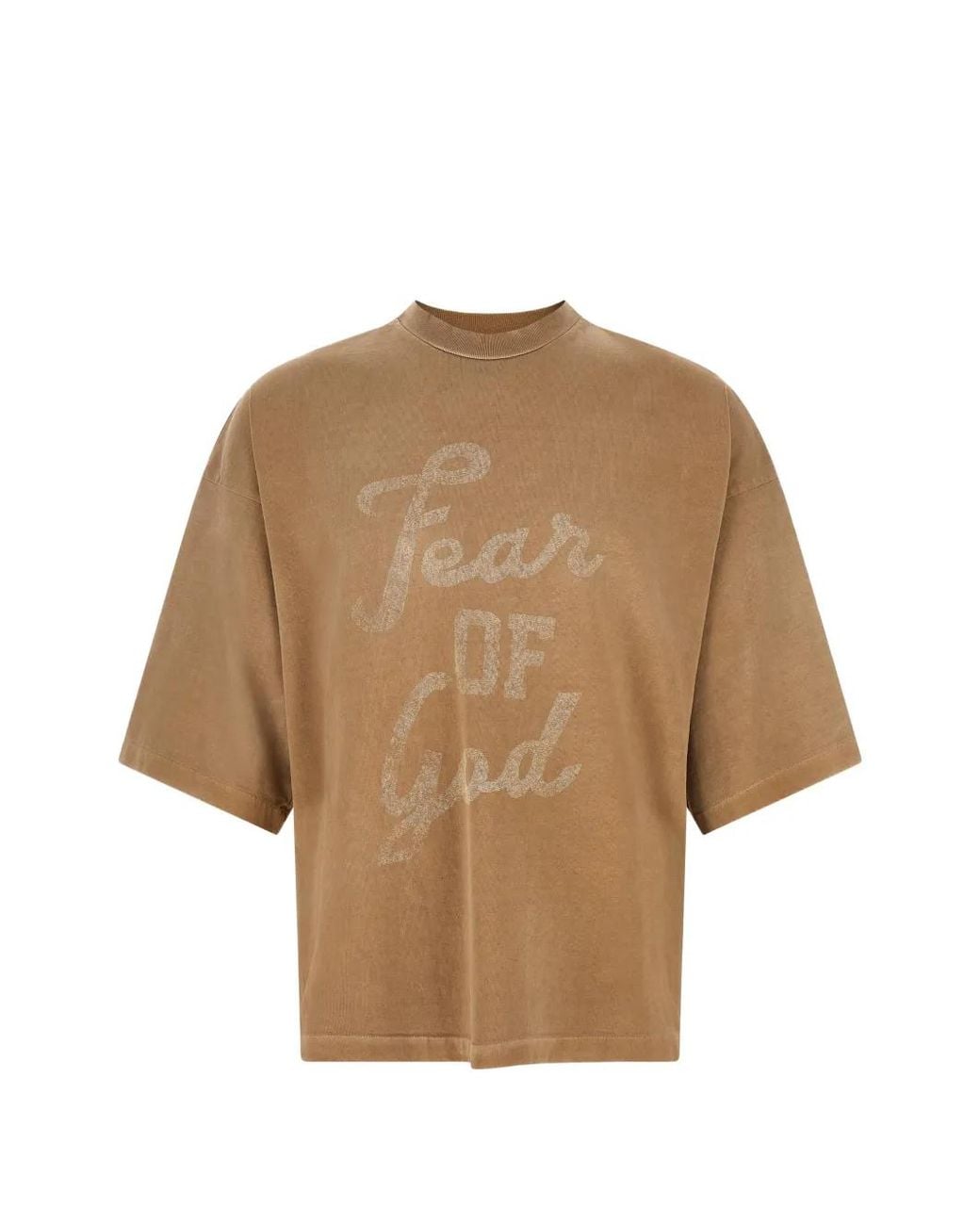 Fear Of God Natural Fearless Essentials Short Sleeve Tee for men