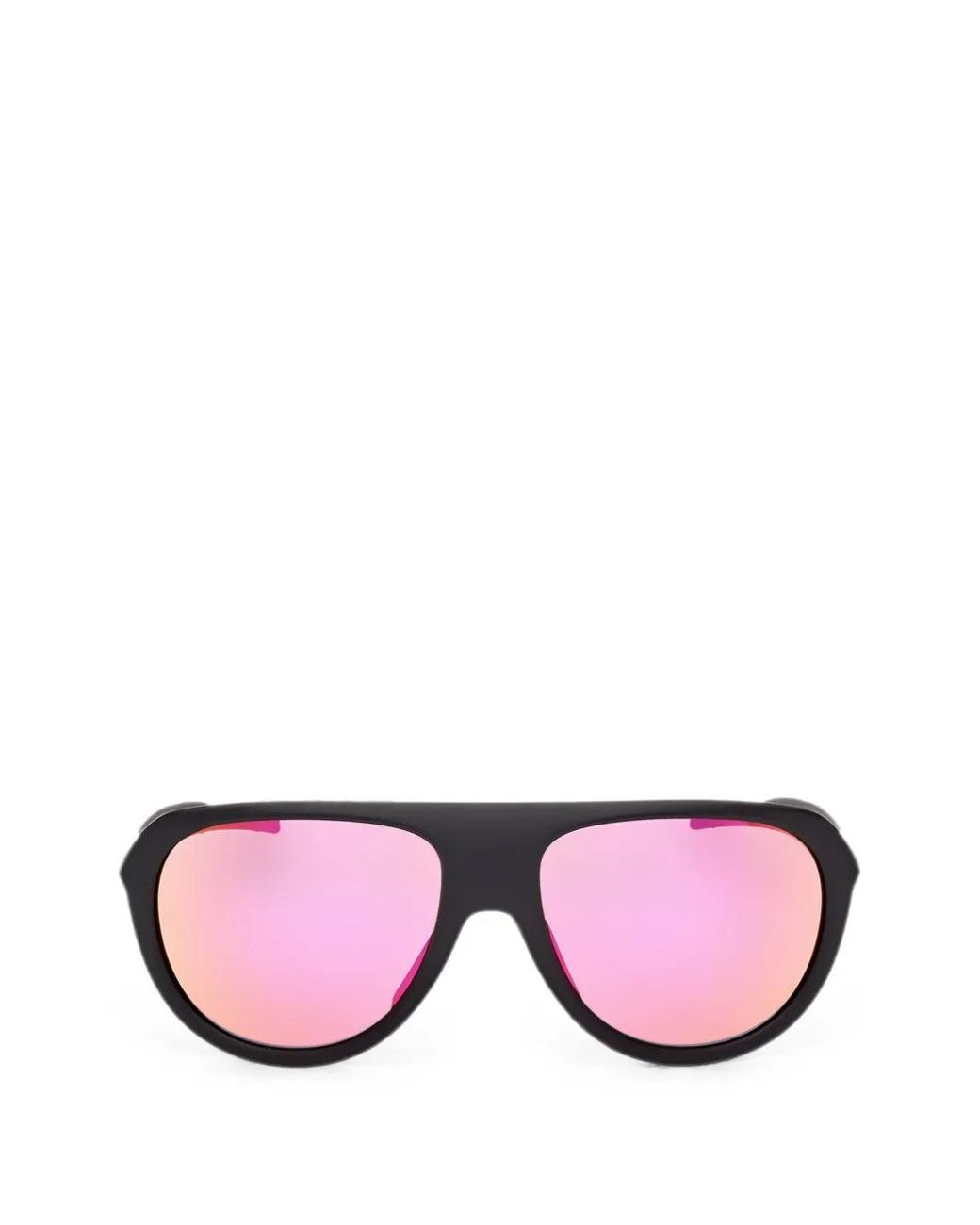 Adidas Pink Matte-Finish Geometric-Frame Sunglasses