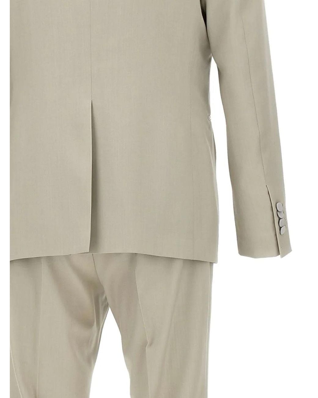 Tagliatore Natural Wool Suit for men