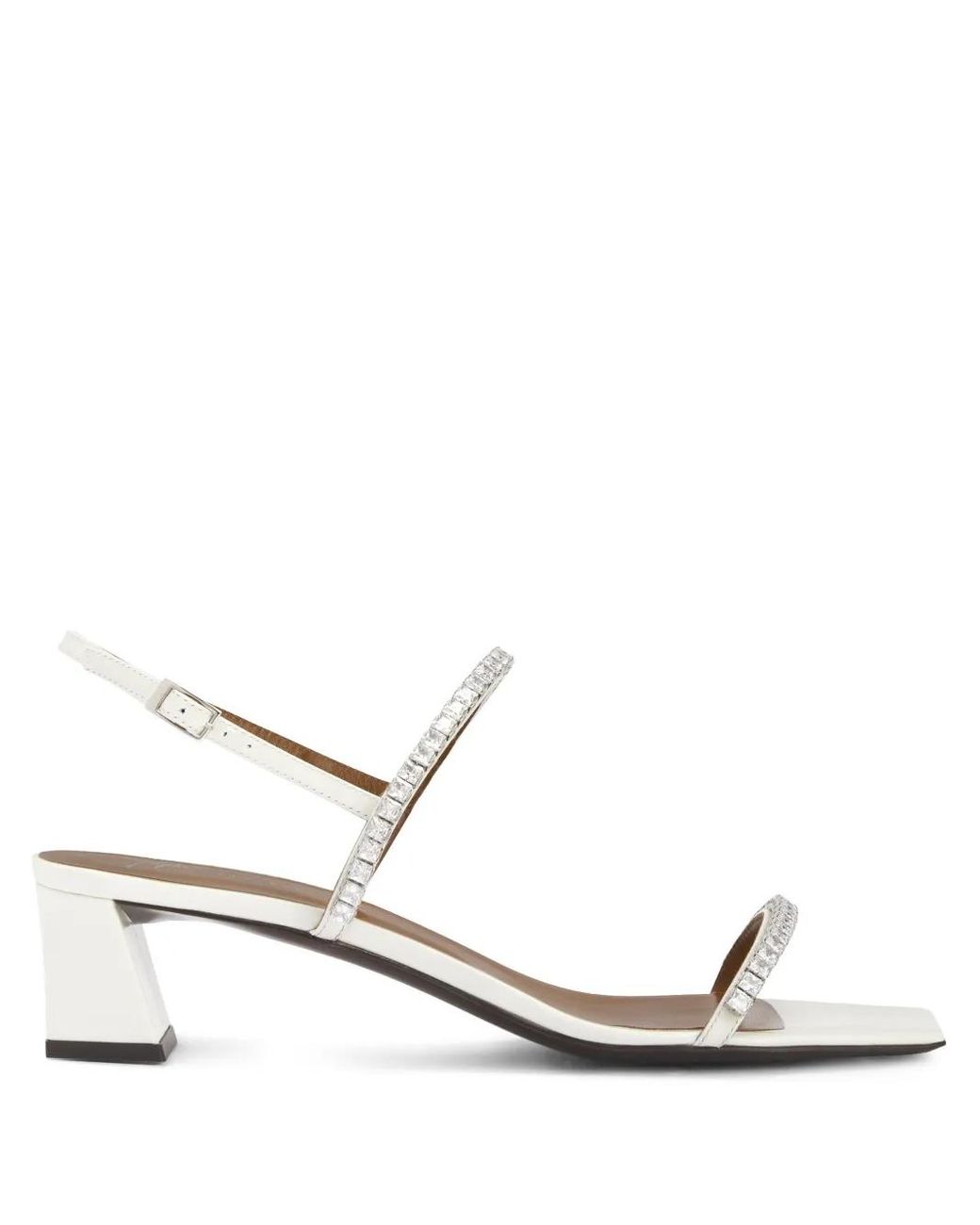 Giuseppe Zanotti Natural 45Mm Velentine Crystal Sandals