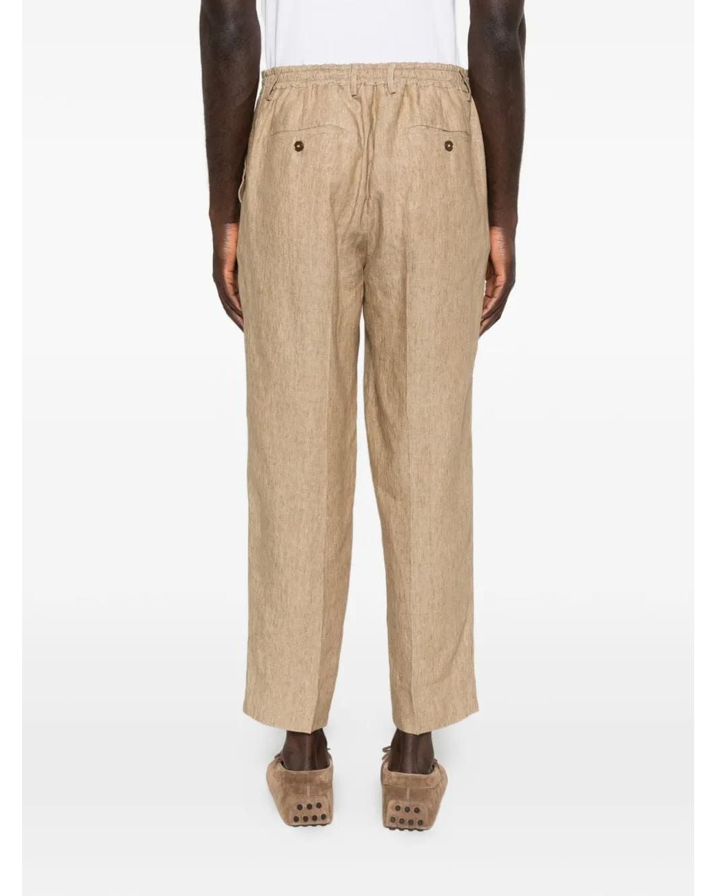 Briglia 1949 Natural Covent Drawstring Trousers for men