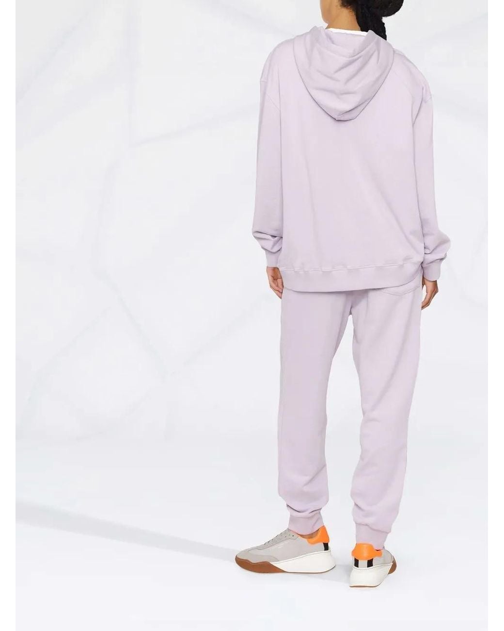Nanushka Pink Logo-Embroidered Organic Cotton Hoodie