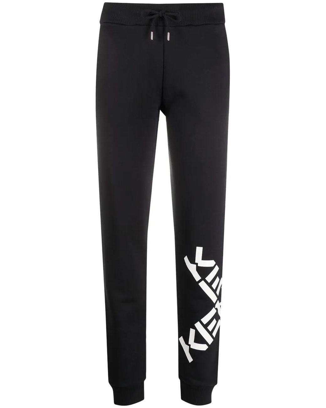 KENZO Black Logo Printed Joggers