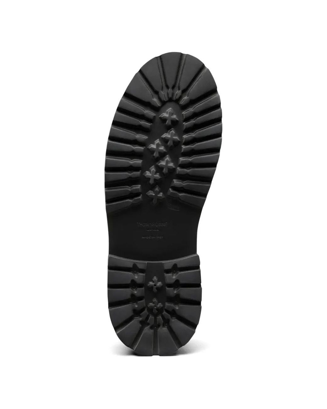 Thom Browne Black Bottines À Bande Tricolore