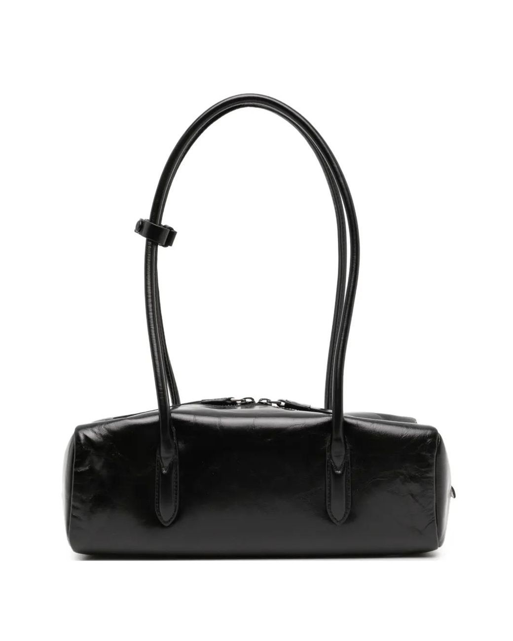JNBY Black Sac Porté Épaule Minimalist En Cuir