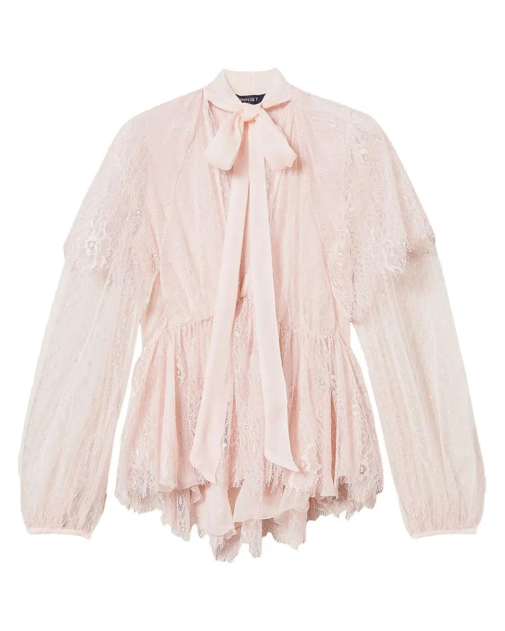 Twinset Pink Woven Blouse