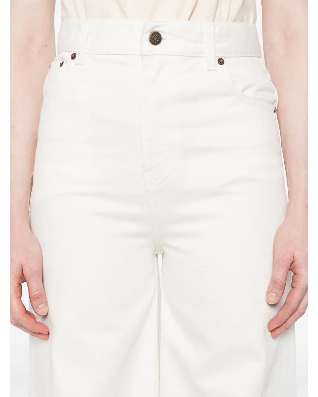 Chloé White Chloã Pants