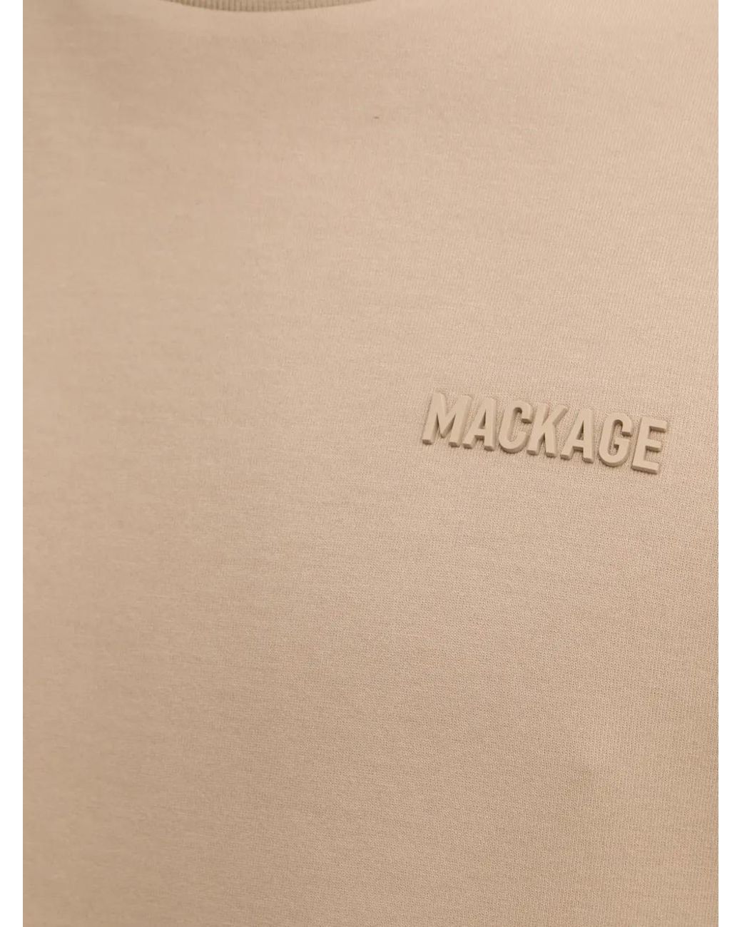 Mackage Natural Julian Logo Sweatshirt for men