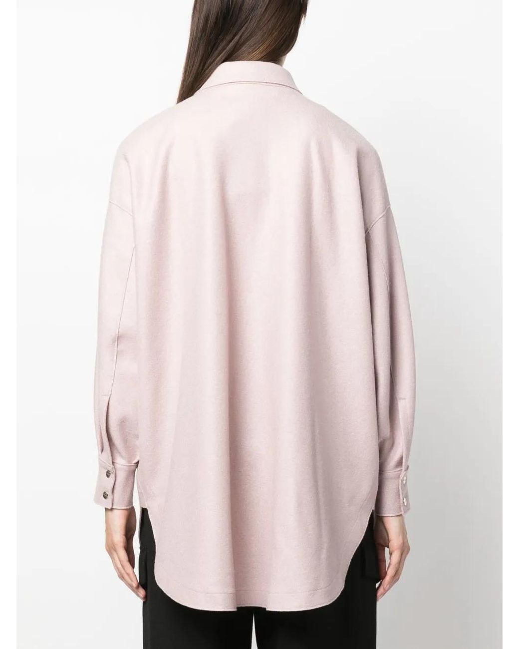 Herno Wollen Blouse in het Pink