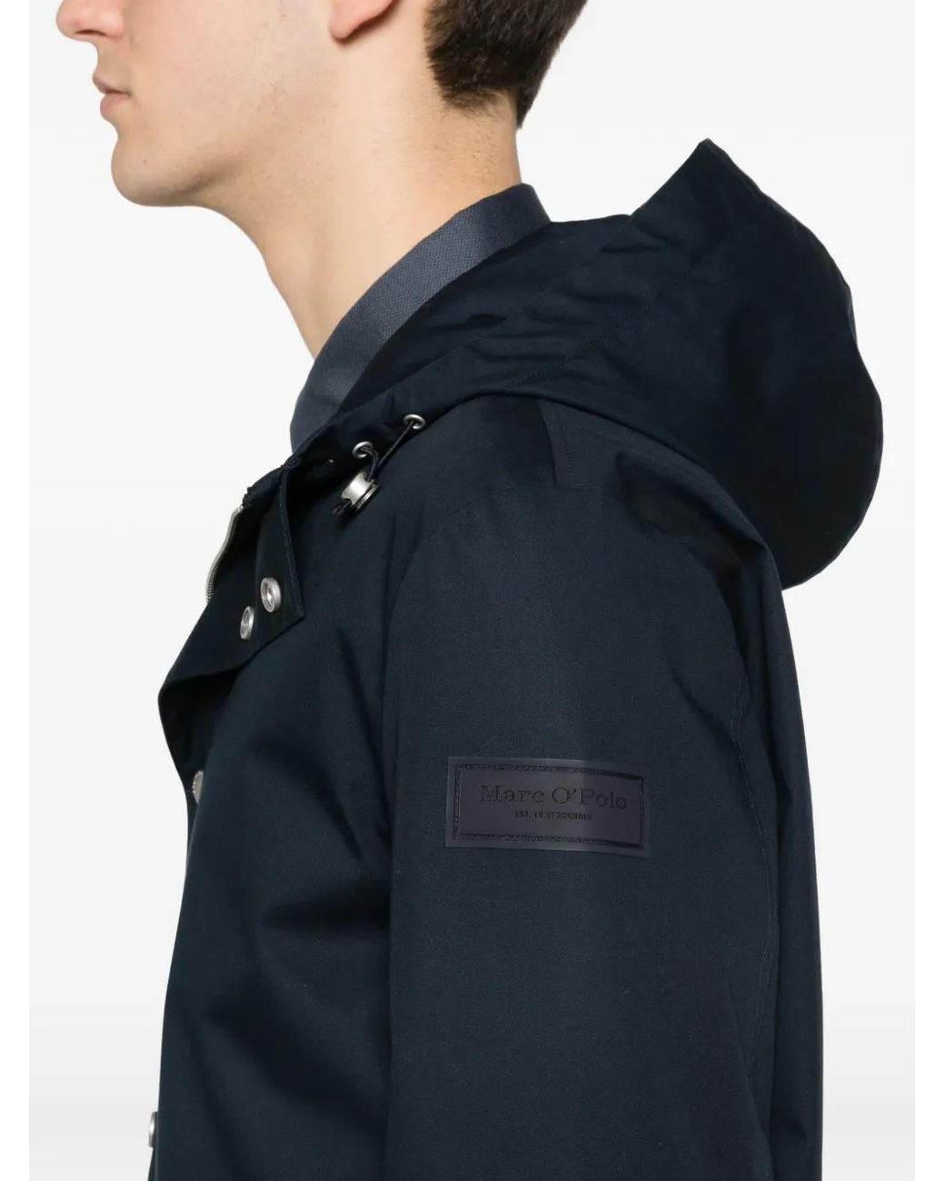 Marc O' Polo Blue Long-Sleeve Coat for men