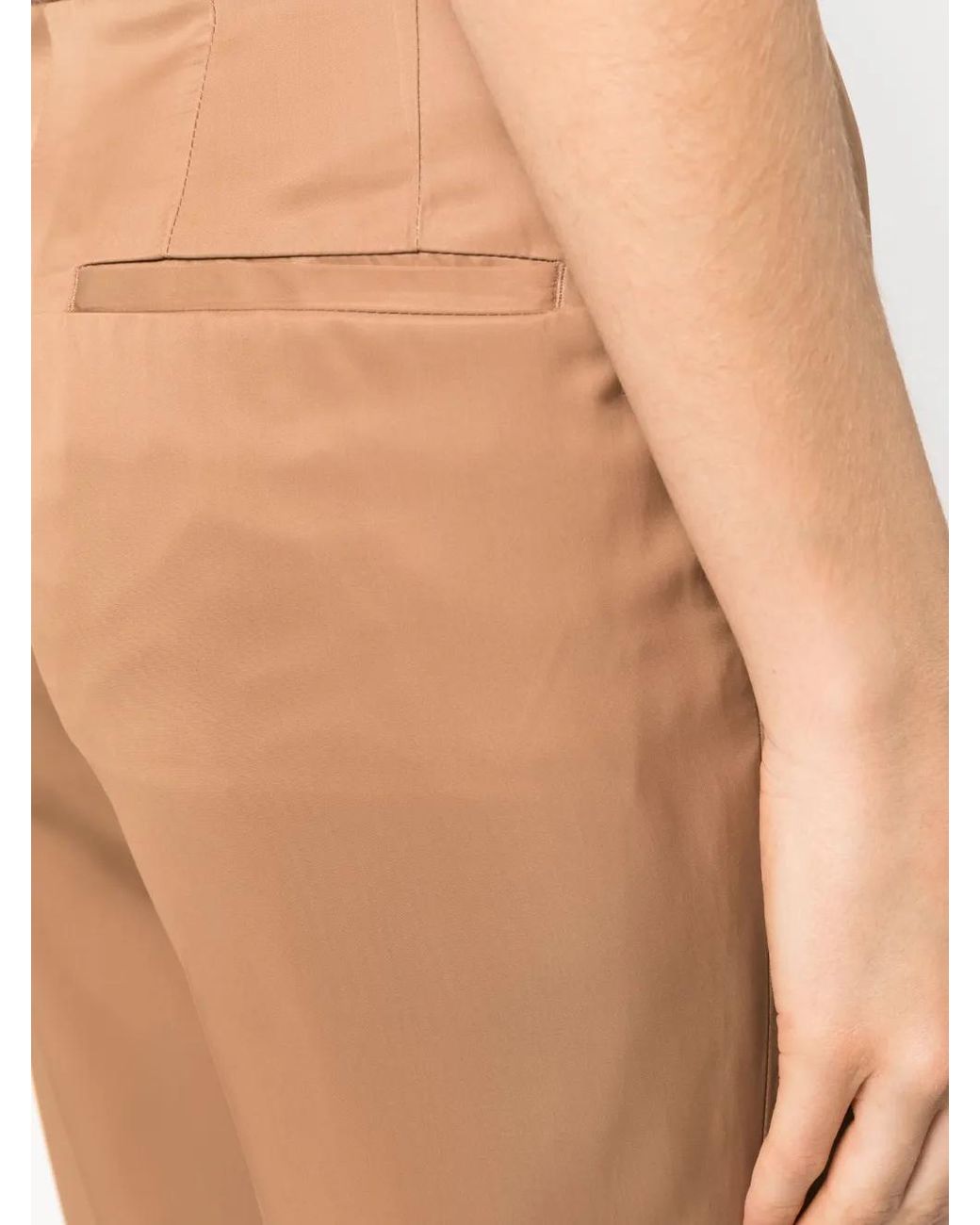 Jil Sander Natural Flared Tailored Trousers