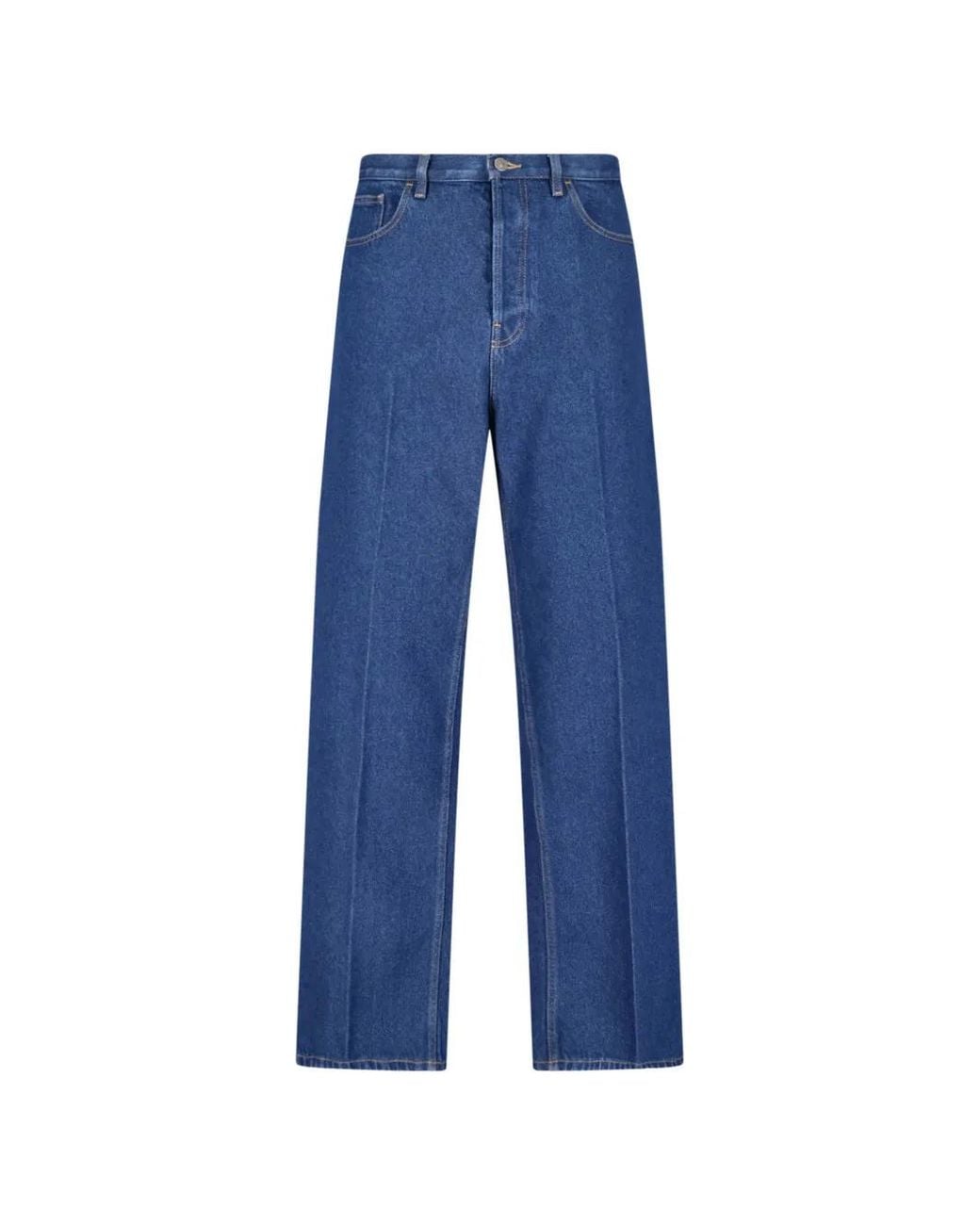 Valentino Garavani Blue Jean Vgold À Coupe Droite for men