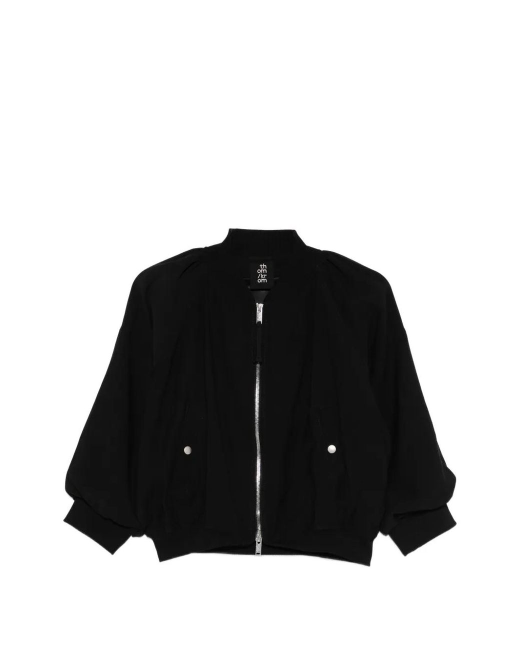 Thom Krom Black Veste À Fermeture Zippée