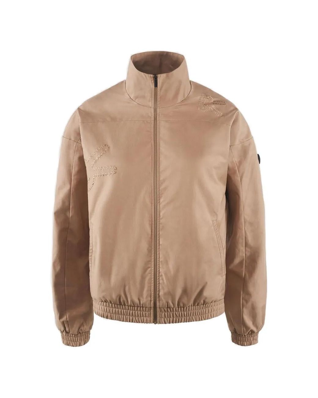 District Vision Brown Logo-Embroidered Hiking Jacket for men
