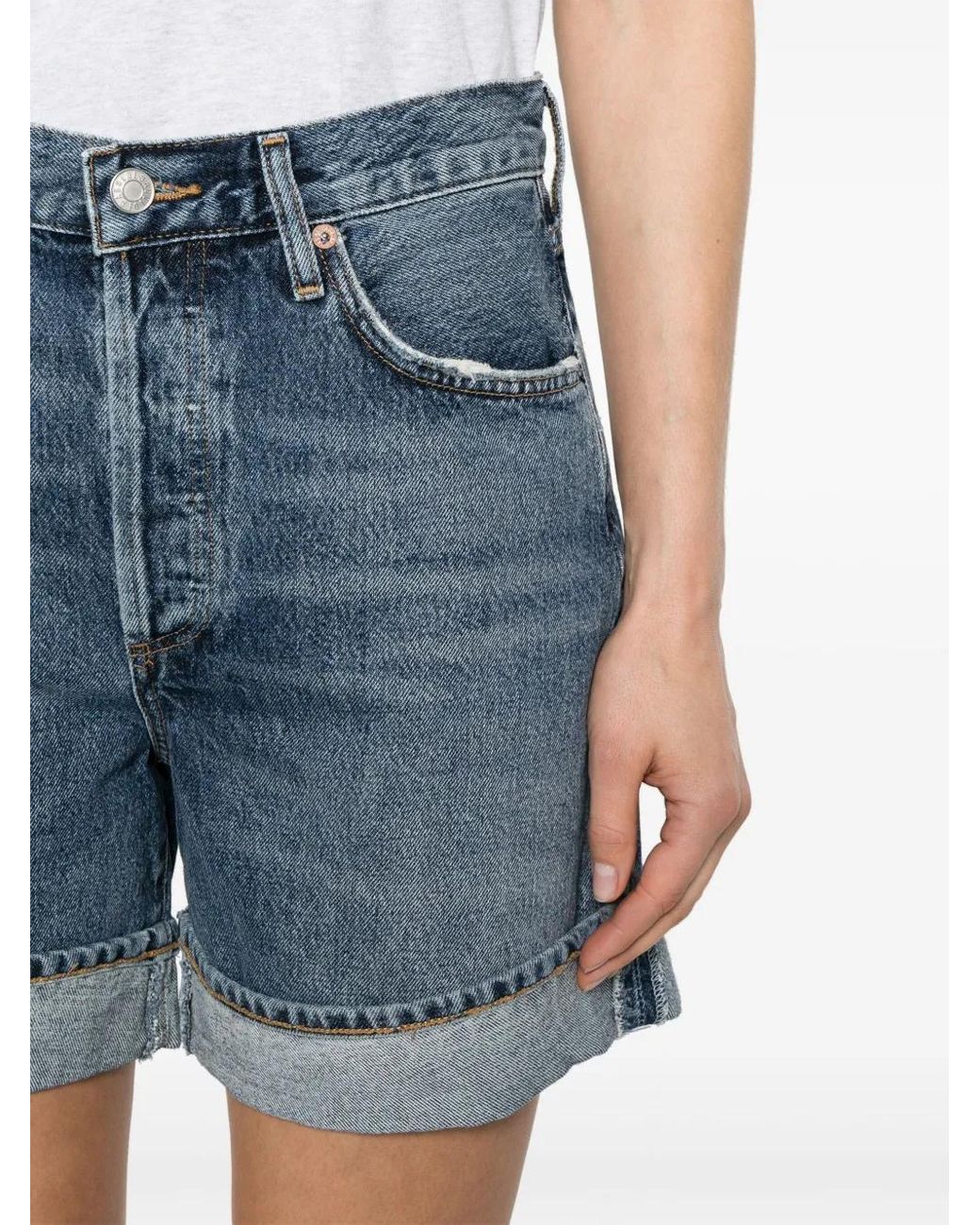 Agolde Blue Dame Short