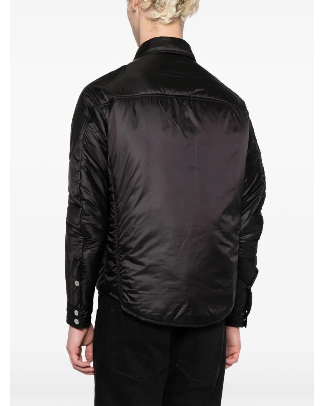 GmbH Black Padded Shirt Jacket for men