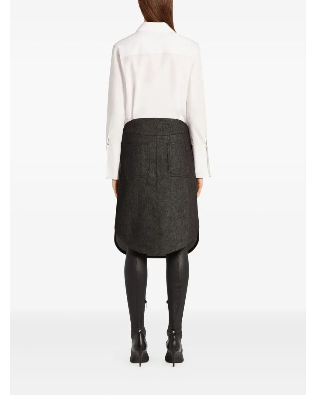 Courreges White Button-Up Shirt