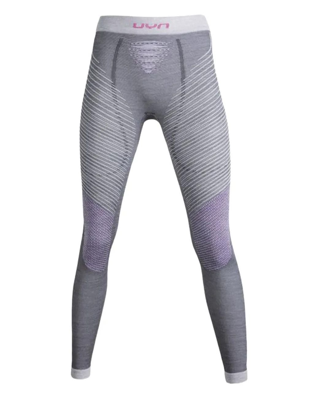 Uyn Gray Logo-Waistband Performance Leggings