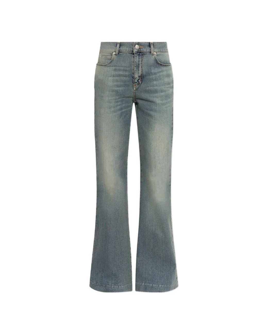McQueen Blue Jean À Coupe Évasée