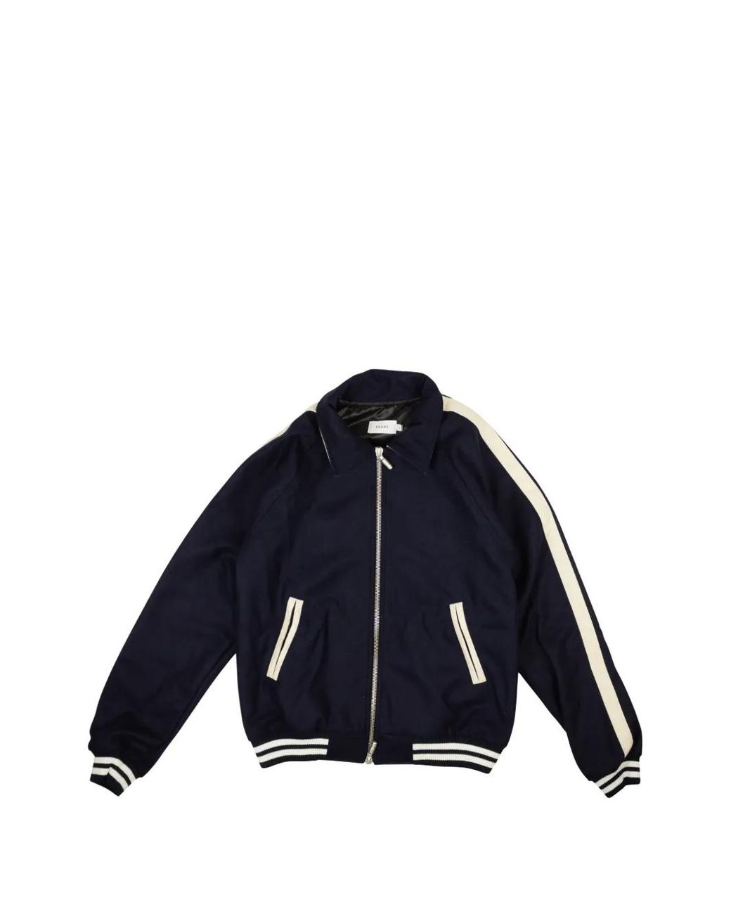 Rhude Blue Signature Bomber Jacket for men
