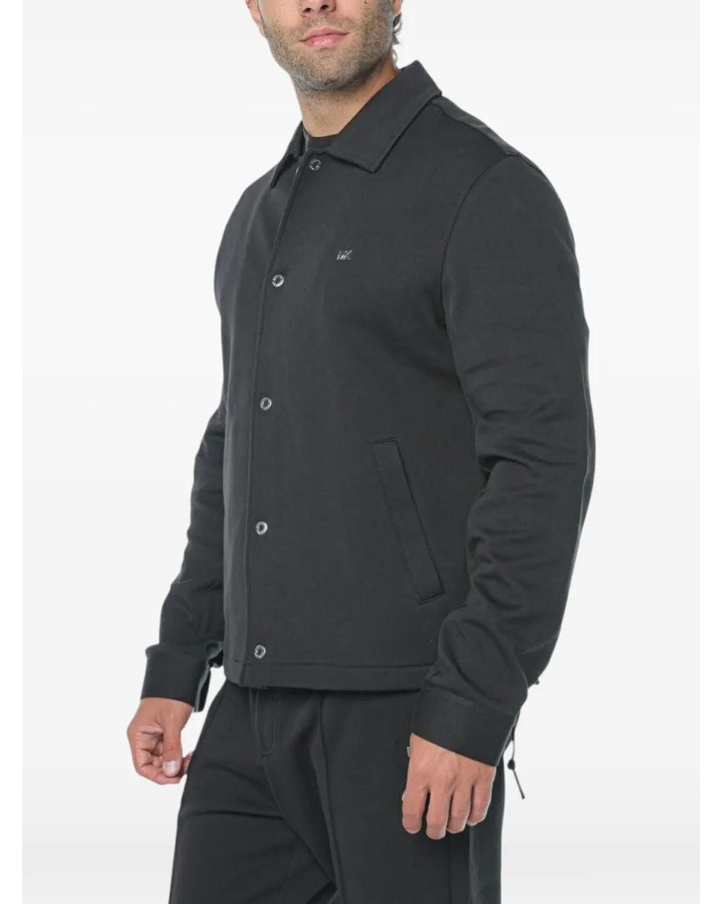Michael Kors Black Cotton-Blend Jacket for men