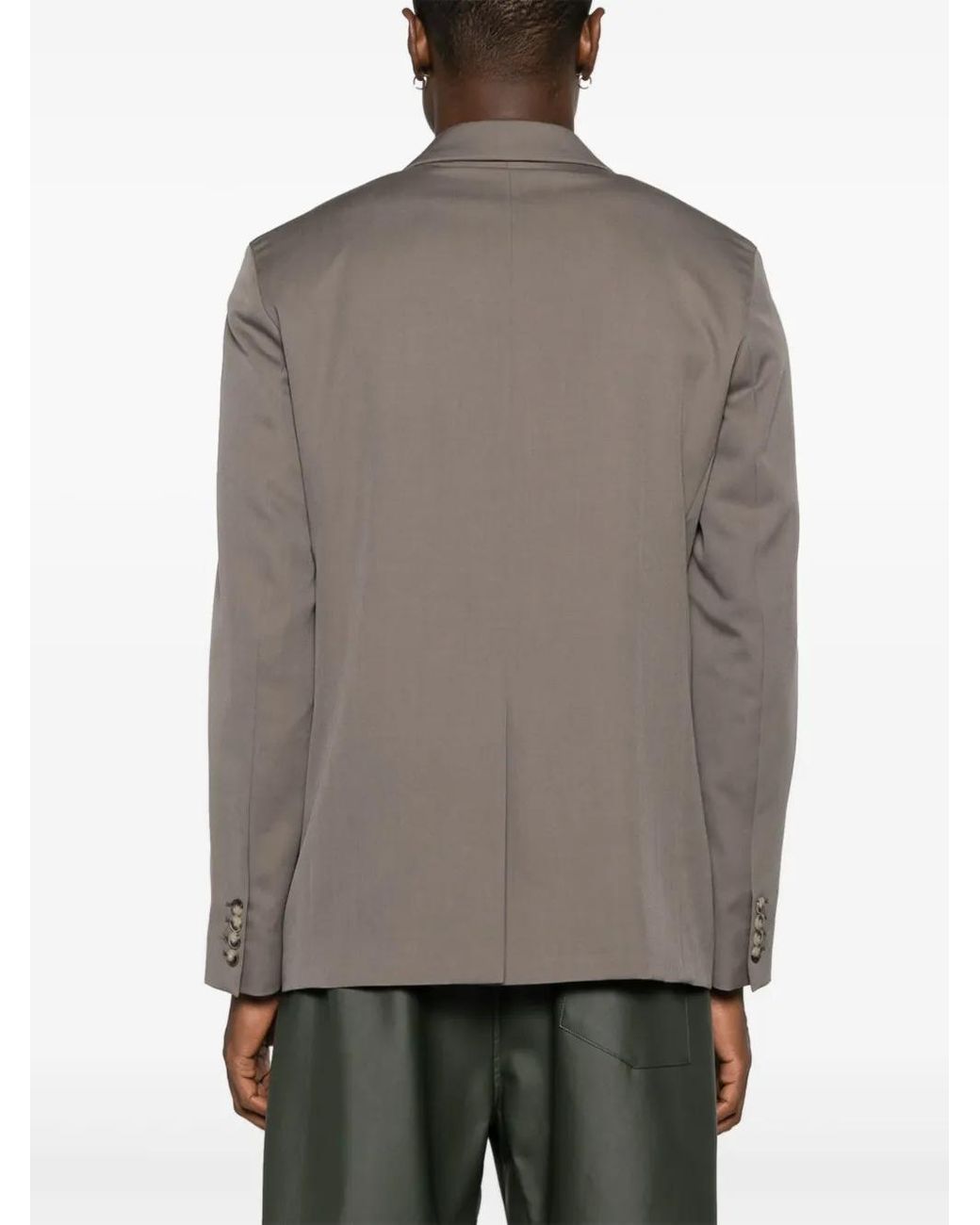 Nanushka Brown Renan Double-Breasted Blazer for men