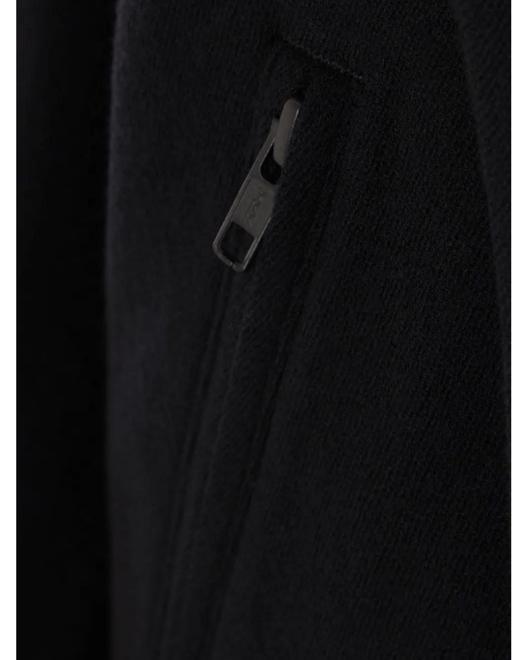 Y's Yohji Yamamoto Black Brushed-Finish Jacket
