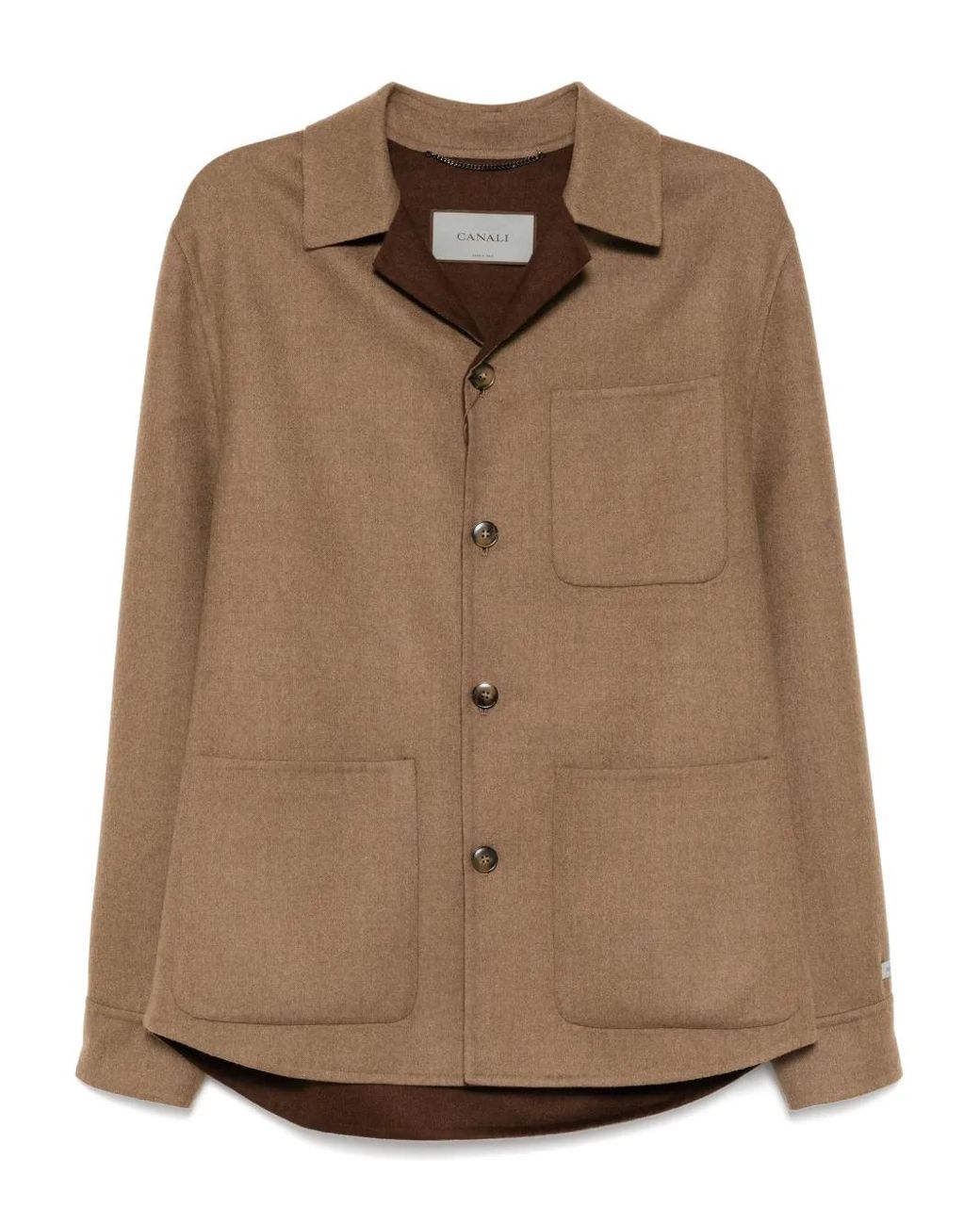 Canali Jack Van Wolblend in het Brown voor heren
