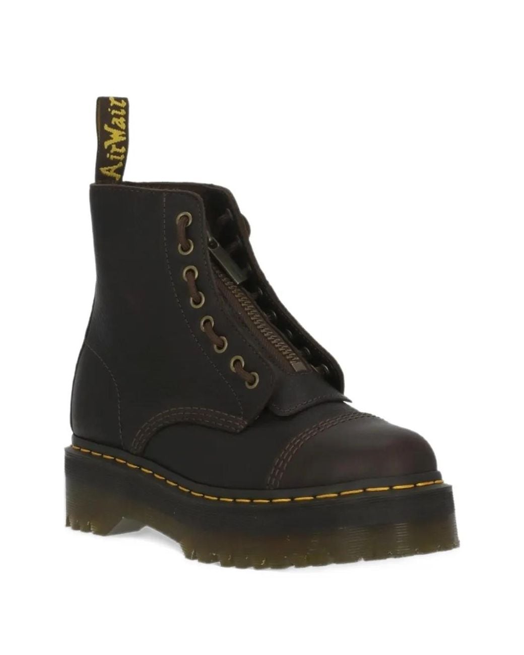 Dr. Martens Black Sinclair Platform Ankle Boots