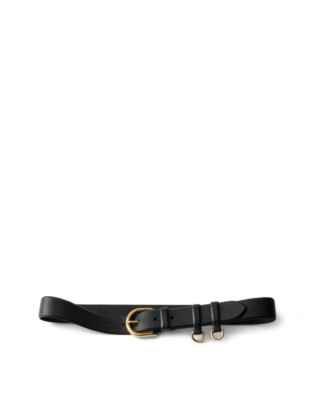 Prada White Gürtel Aus Leder