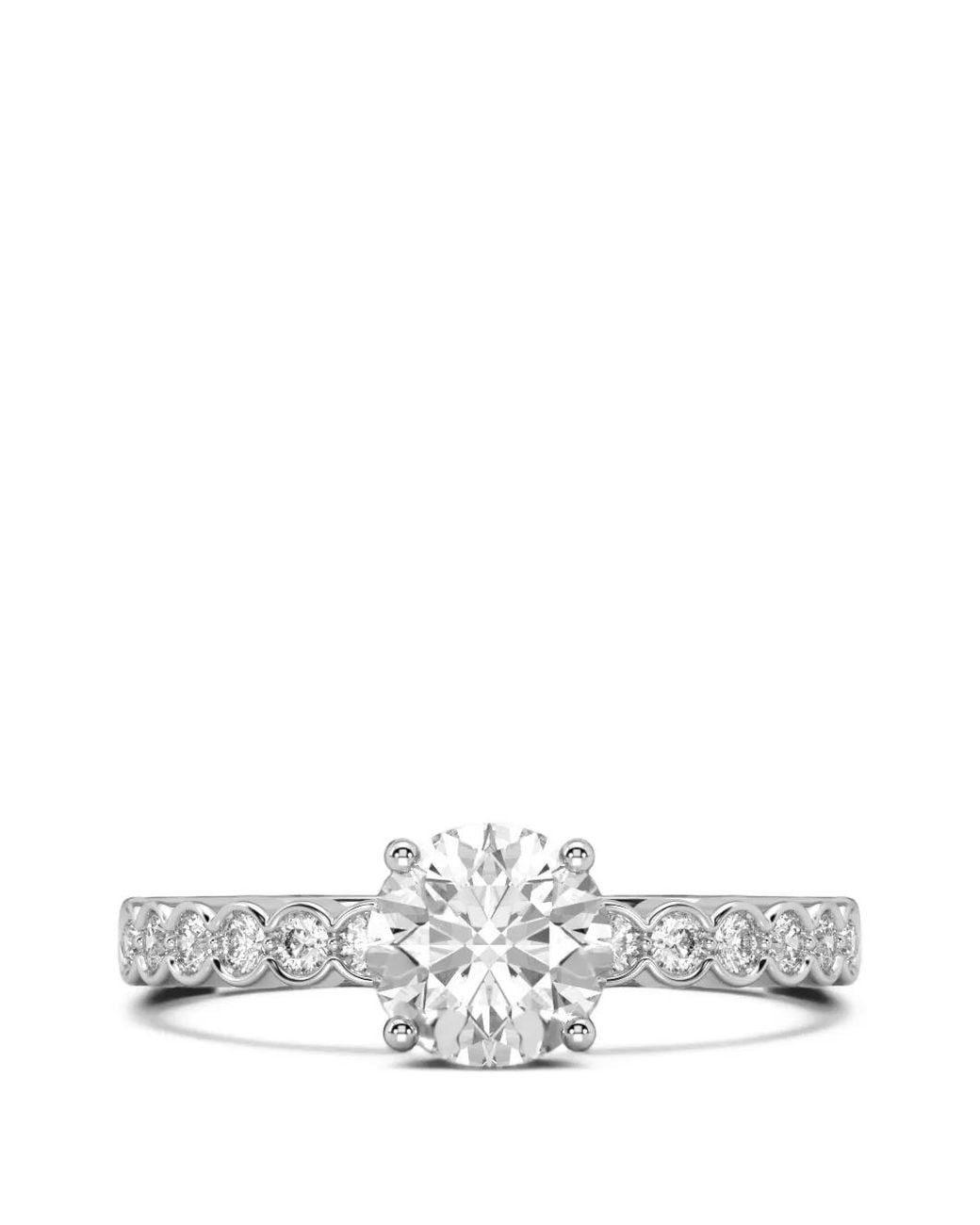 SOLO for Diamonds Metallic Ring Mit Diamanten
