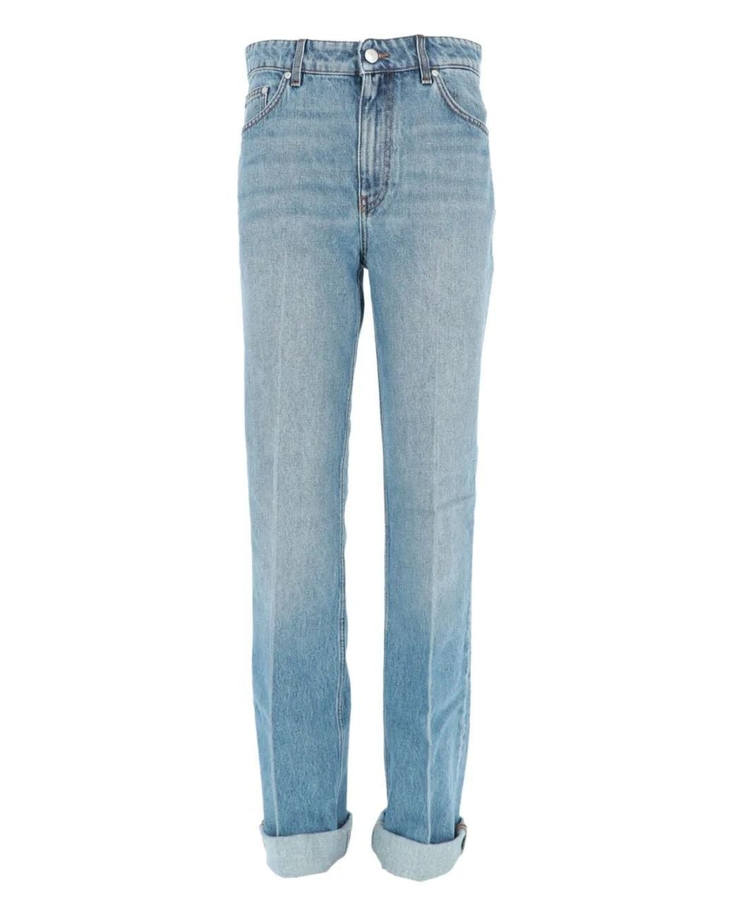 Stella McCartney Blue Faded Jeans