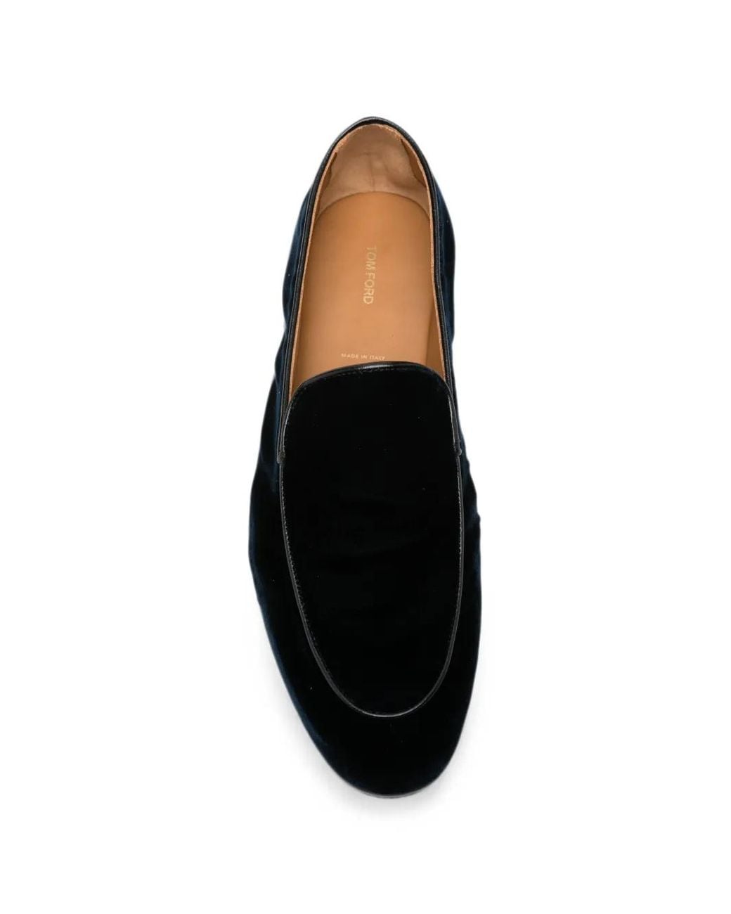 Tom Ford Black Piped Velvet Loafers for men