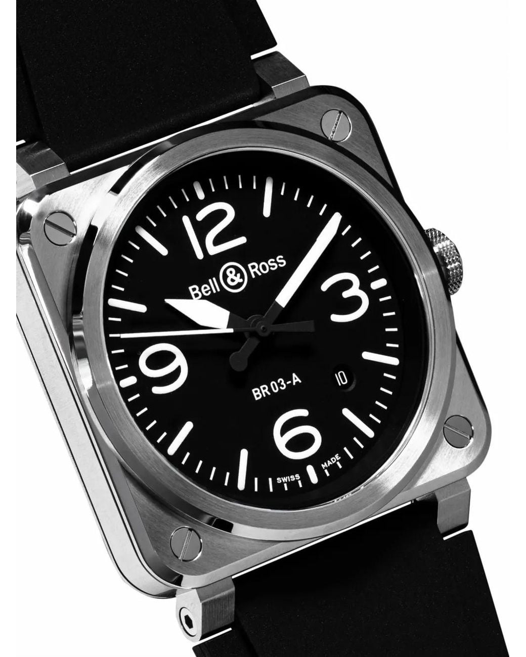 Bell & Ross Black Br 03 41Mm for men