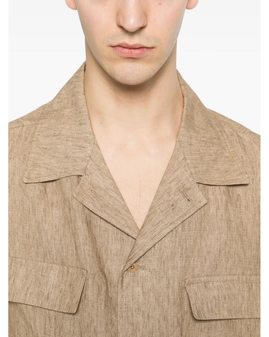 Briglia 1949 Natural Linen Shirt for men